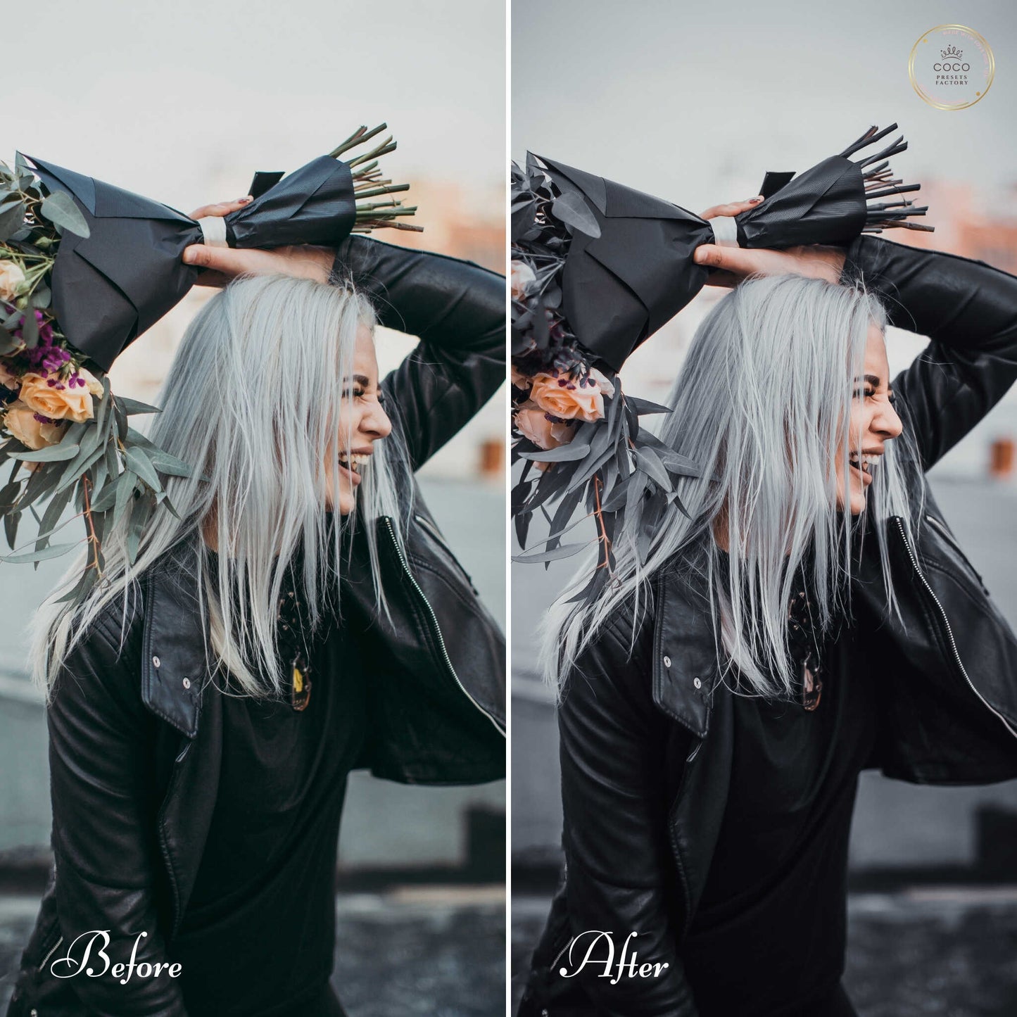 Black Lightroom Mobile Presets