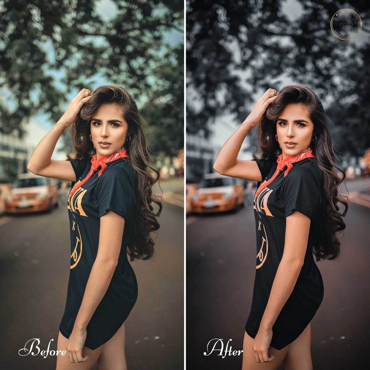 Black Lightroom Mobile Presets