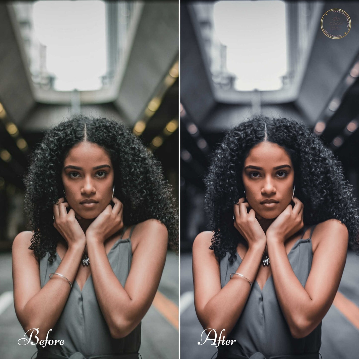 Black Lightroom Mobile Presets