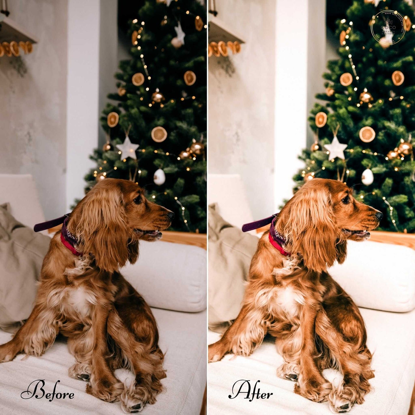 Merry Christmas Lightroom Mobile Presets