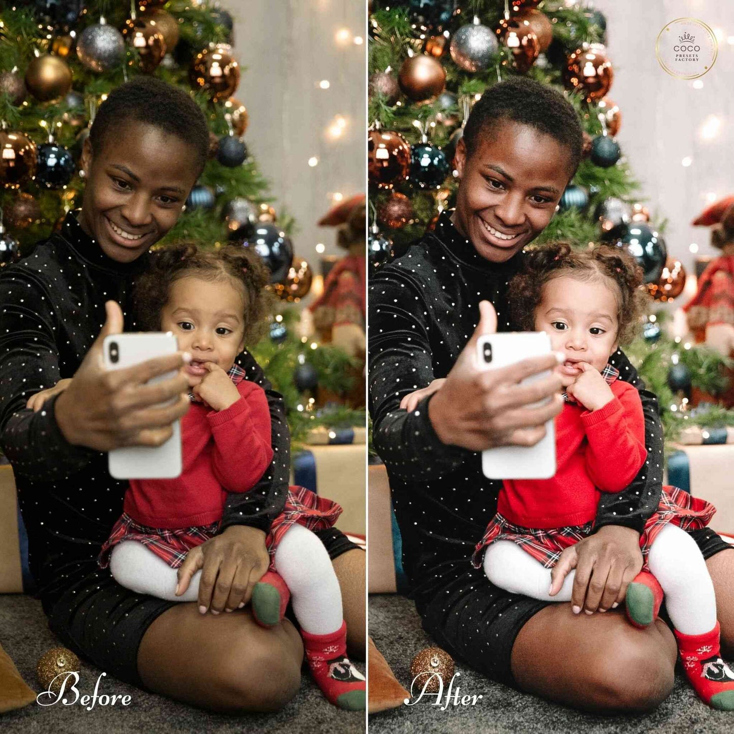 Merry Christmas Lightroom Mobile Presets