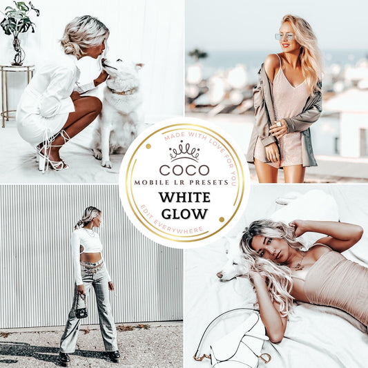 White Glow Lightroom Mobile Presets